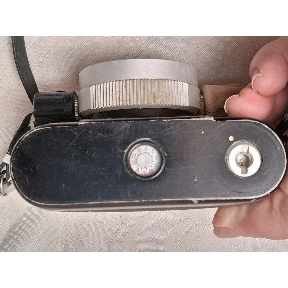 Vintage W-Nikkor 3.5cm F/2.5 Black Camera Lens Body Strap Display Decor